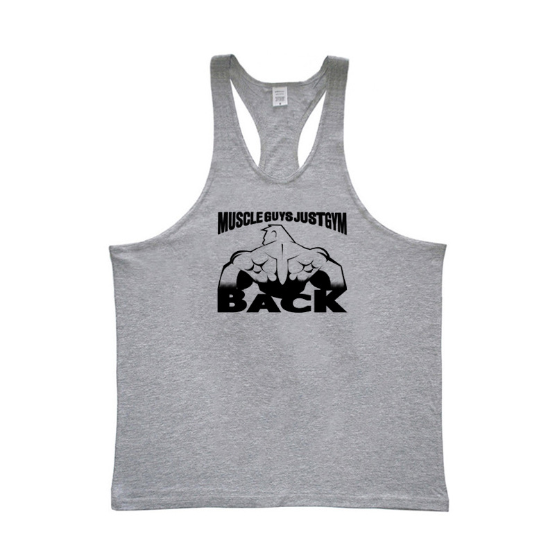 MUSCLE MEN'S FITNESS VEST COTTON T-SHIRT 3