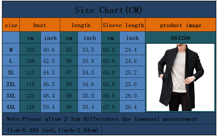 Title 1, New Autumn and Winter Thick Woolen Mens Coat. ...