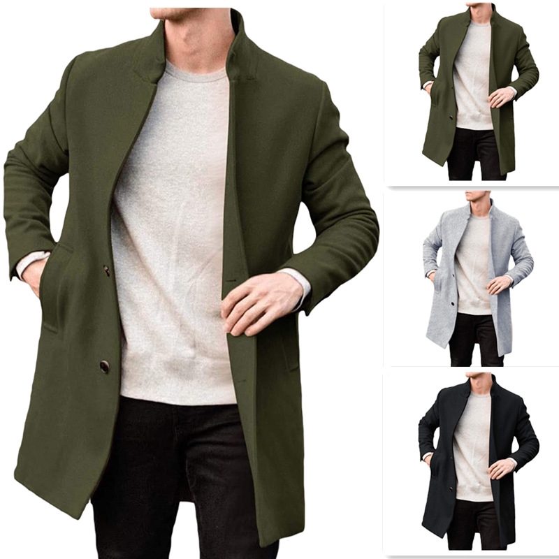 Title 2, New Autumn and Winter Thick Woolen Mens Coat. ...