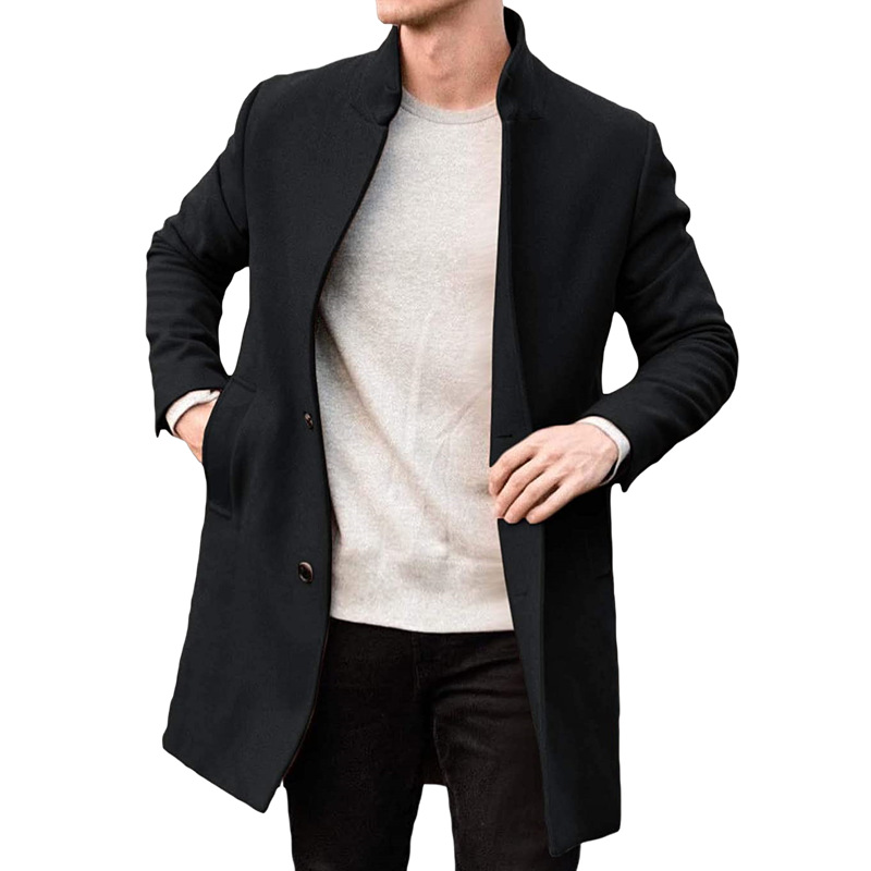 Title 5, New Autumn and Winter Thick Woolen Mens Coat. ...