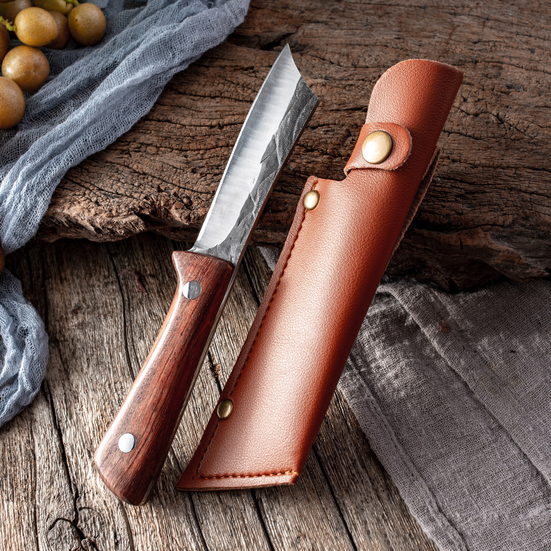 Title 11, Multi-purpose Knife With Leather Sheath Handle ...