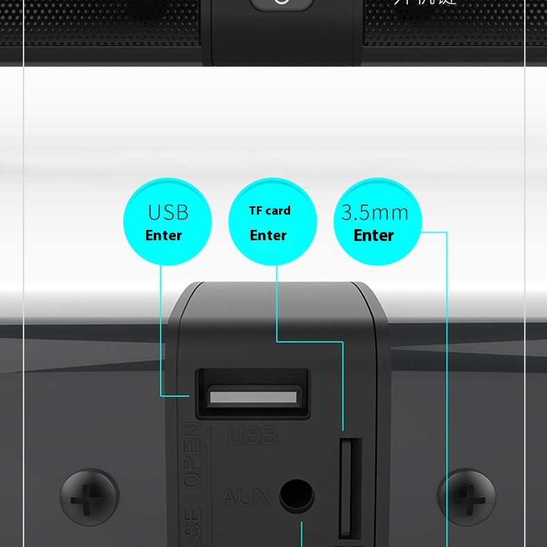 Title 10, BS-36 Computer Desktop Split Wireless Bluetooth...