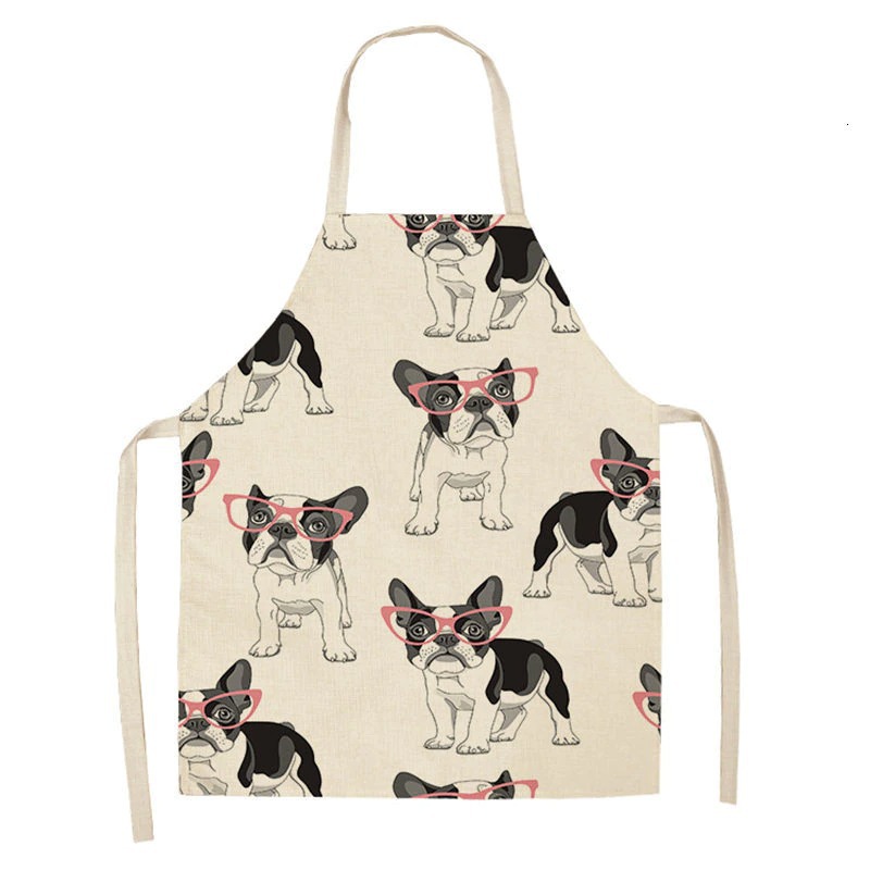 Title 4, Cartoon Puppy Sleeveless Apron Home Daily Use