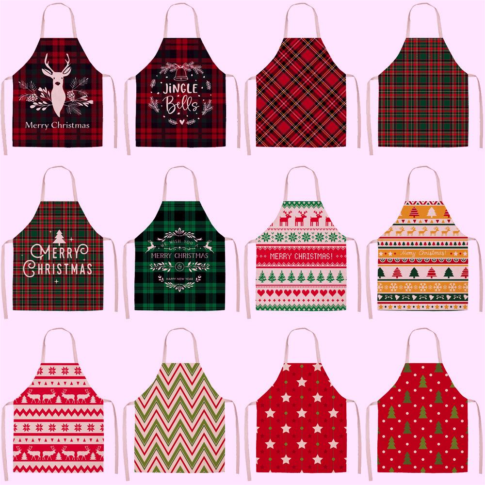 Title 2, Christmas Style Apron Stain-resistant Sleeveles...