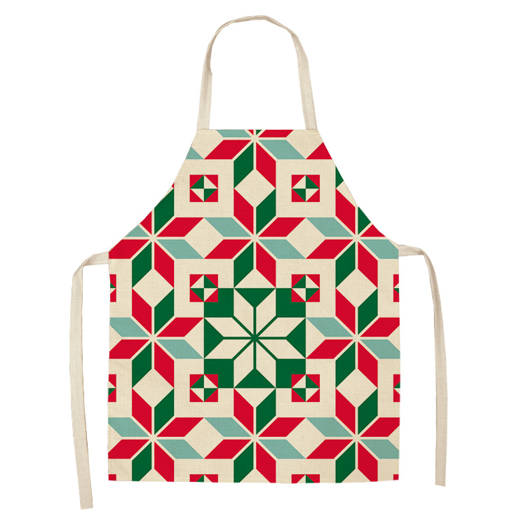 Title 5, Christmas Style Apron Stain-resistant Sleeveles...