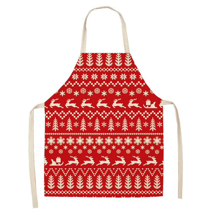 Title 6, Christmas Style Apron Stain-resistant Sleeveles...