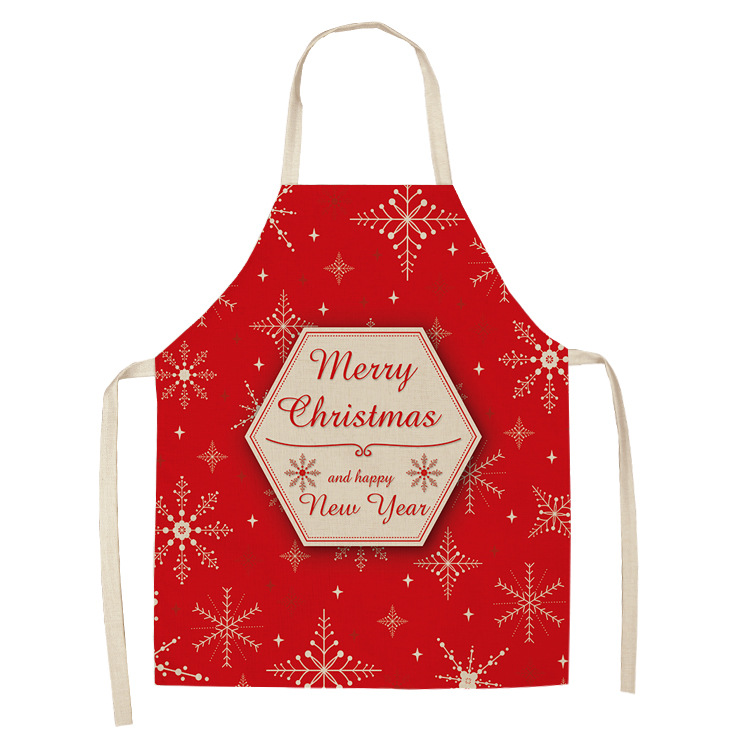 Title 7, Christmas Style Apron Stain-resistant Sleeveles...