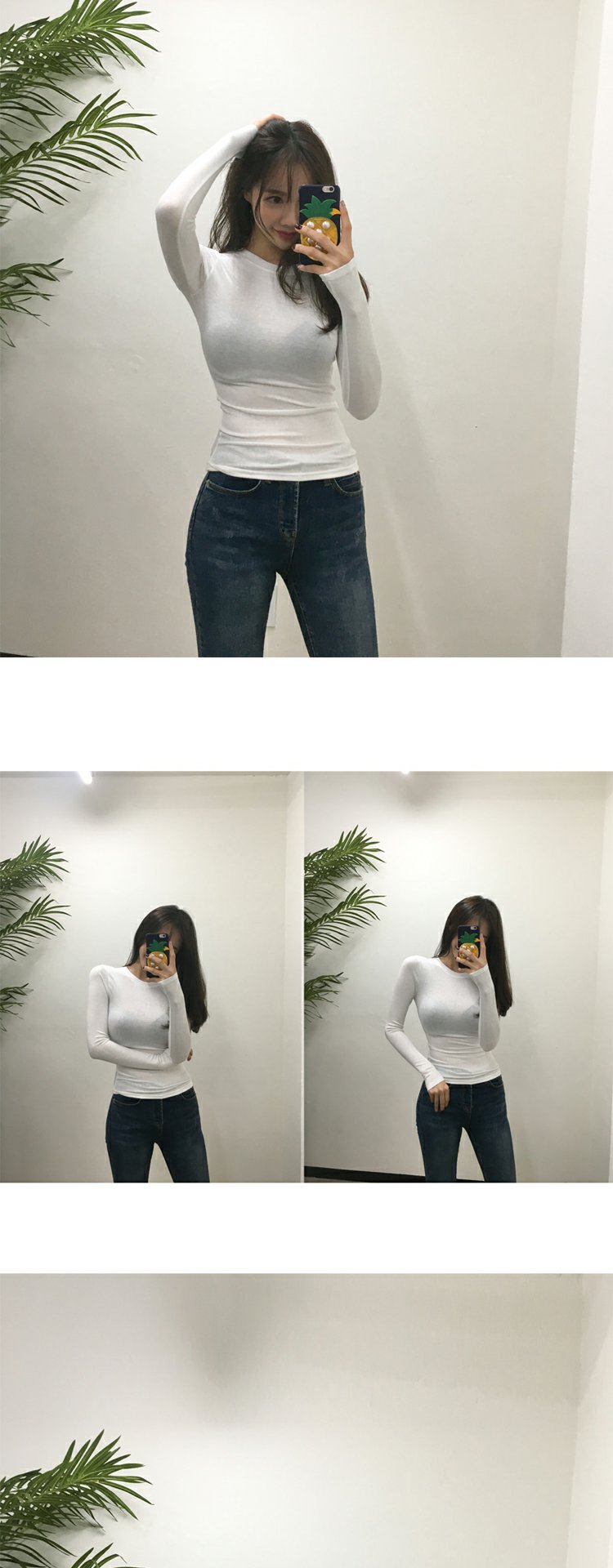 Title 4, Slim Fit Slimming Long Sleeves T-shirt Women