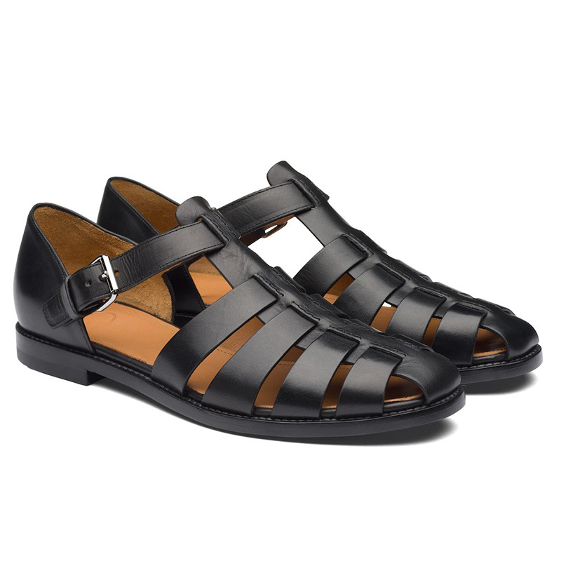 Title 4, Farbblock Herren Sandalen aus Kunstleder mit Zi...