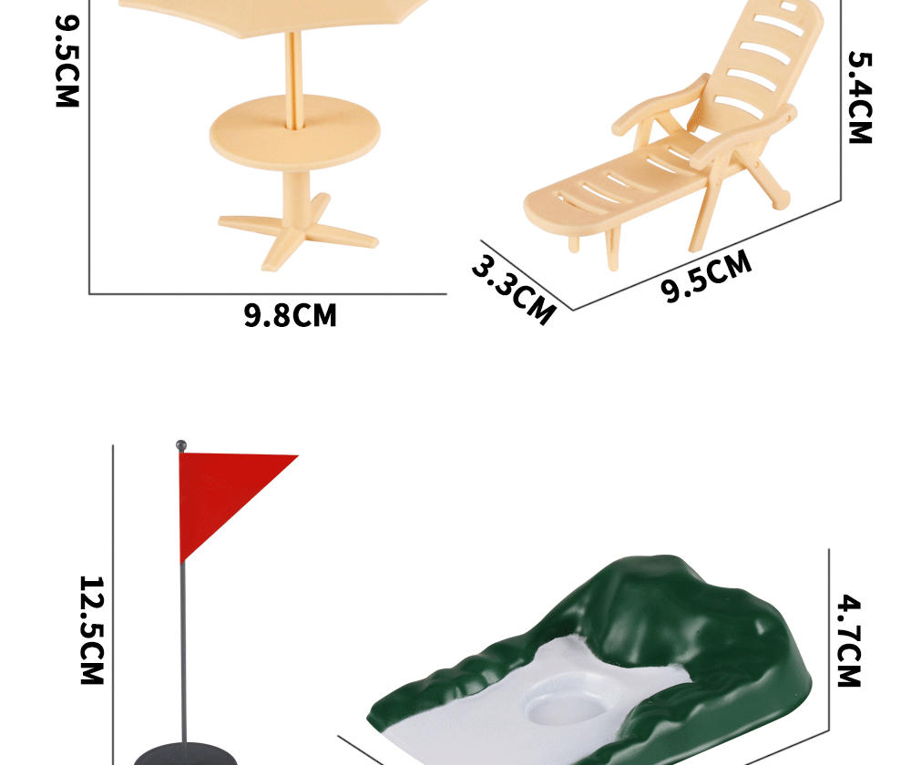 Title 5, Set di giocattoli da minigolf per interni