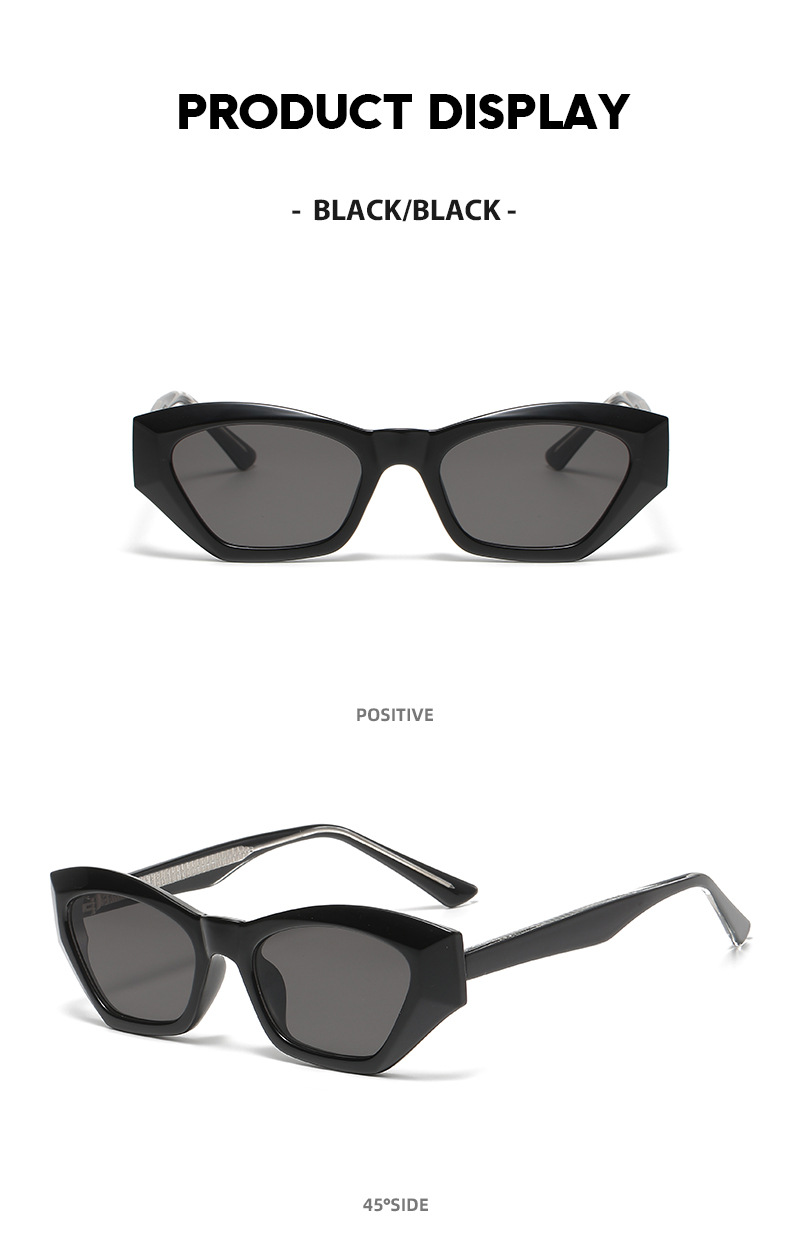 Title 10, Polygonal Cats Eye Core Insert TR Sunglasses o...