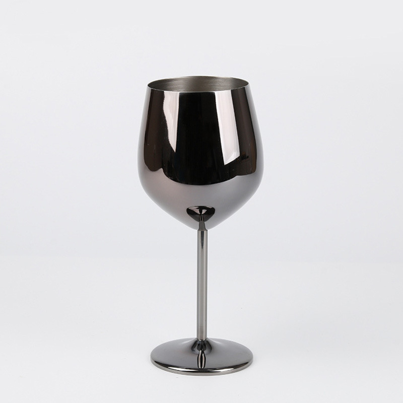 Title 2, Retro Stainless Steel Plated Goblet