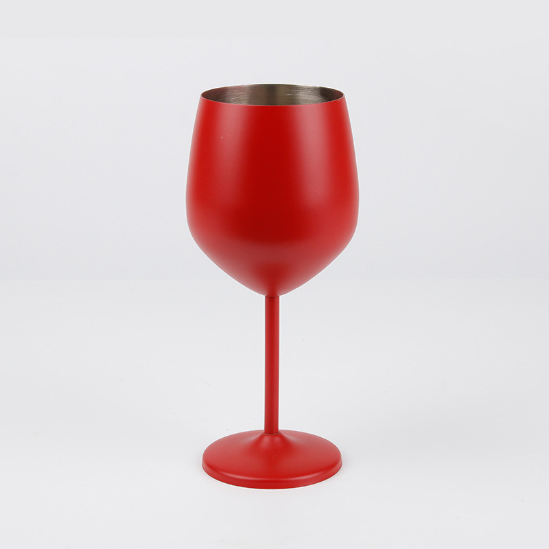 Title 3, Retro Stainless Steel Plated Goblet