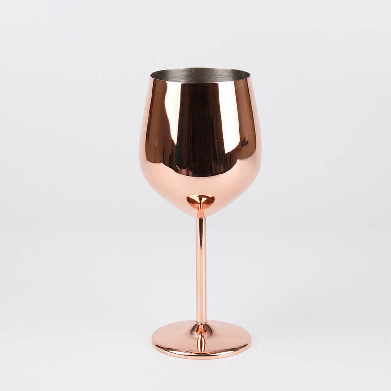 Title 5, Retro Stainless Steel Plated Goblet