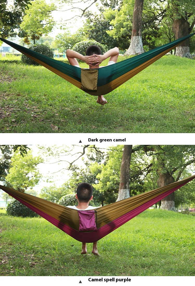 Title 13, Parachute Cloth Hammock Outdoor 210T Nylon Camp...