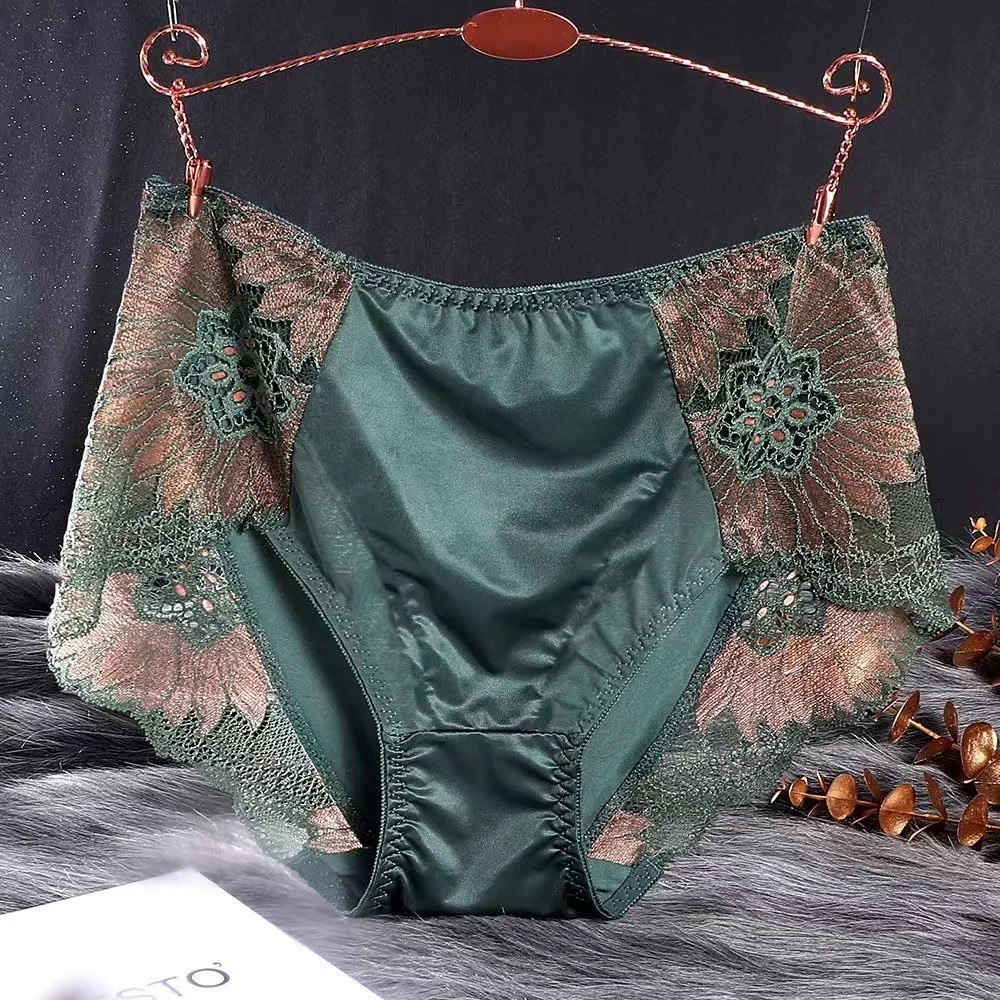 Title 8, Womens Modal Mid-high Waist Lace Underwear off...