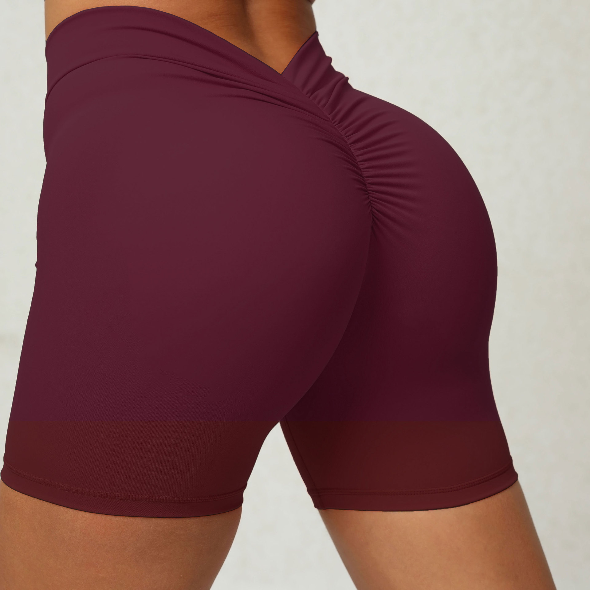 Title 9, Yoga shorts met hoge taille en diepe V-hals, an...