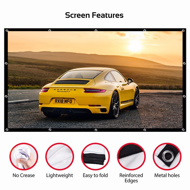 Title 9, Shadow Screen projector screen for crisp, vibra...