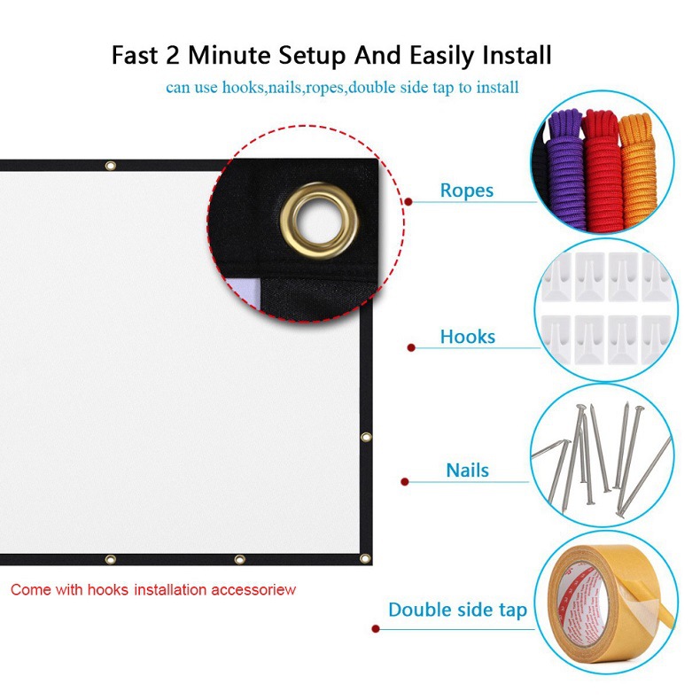 Title 12, Shadow Screen projector screen for crisp, vibra...