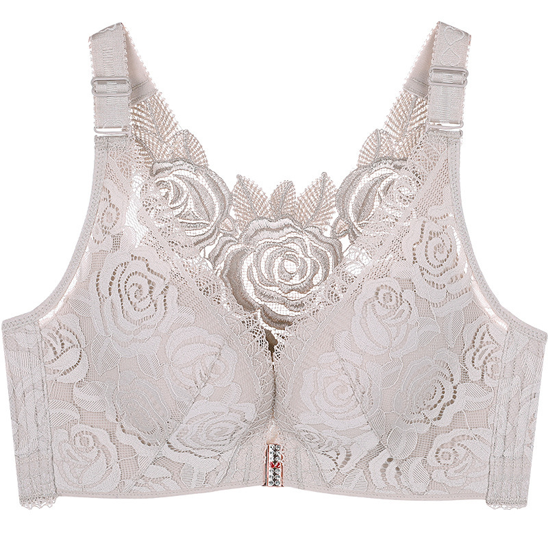 Title 5, Summer New Rose Thin Bras Gathering Adjustable ...