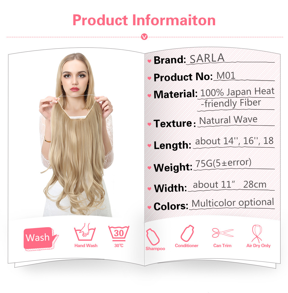 Invisible Fish Line Hair Extension – Easy to Wear