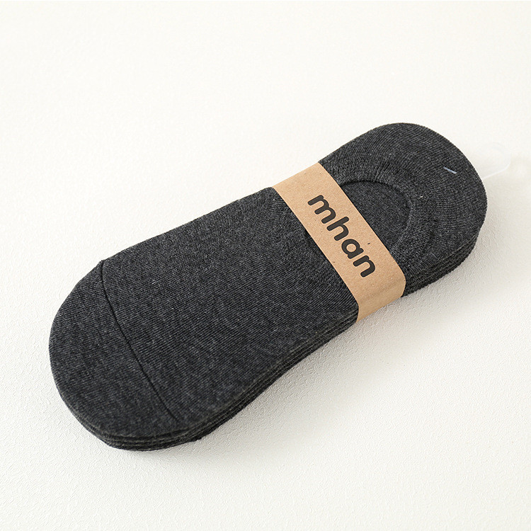 Title 1, Mens All-Match Plain Invisible Socks, Spring a...