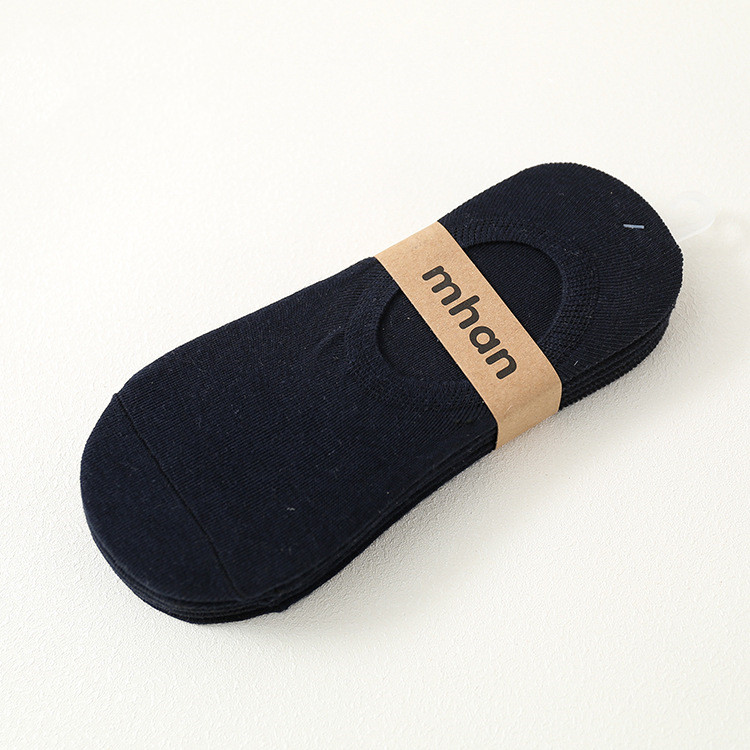 Title 10, Mens All-Match Plain Invisible Socks, Spring a...