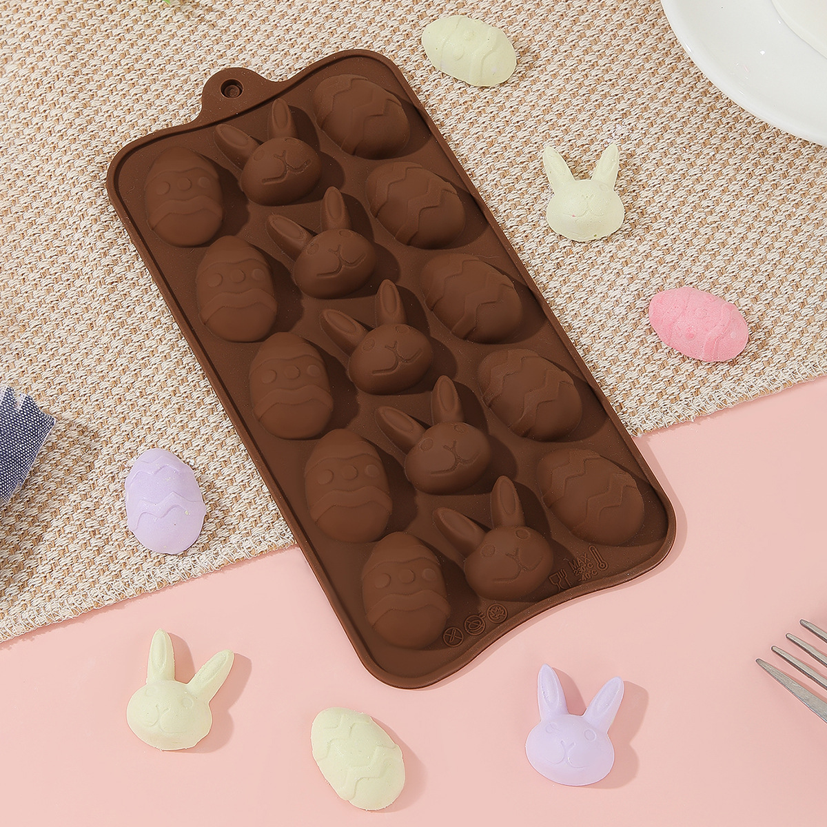 Title 7, Easter Silicone Chocolate Mold Cake Baking Tools