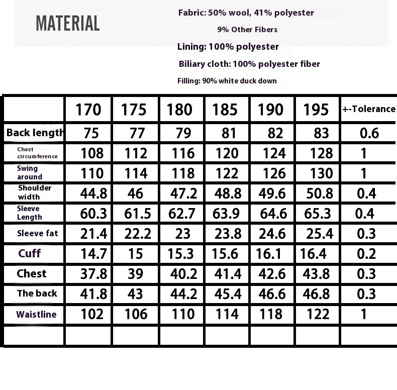 Title 1, Winter Mid-length Mens Thickened Woolen Coat f...