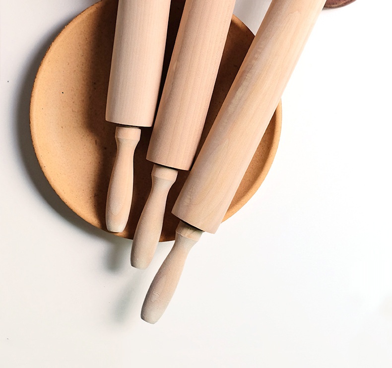 Title 4, Theaceae Wooden Household Rolling Pin