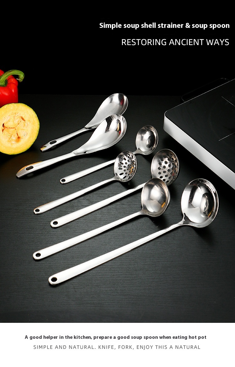 Title 5, Kitchen Utensils Stainless Steel Soup Ladle Col...