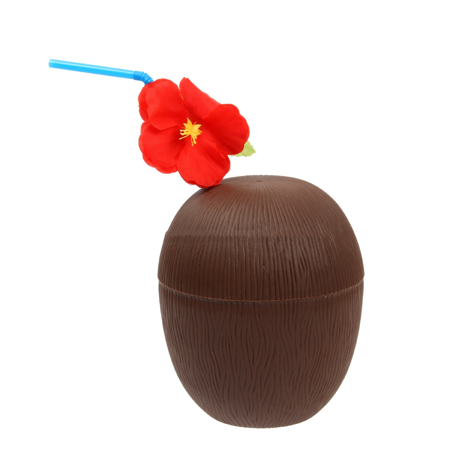 Title 4, Party Decoration Coconut Cup With Flower Straw