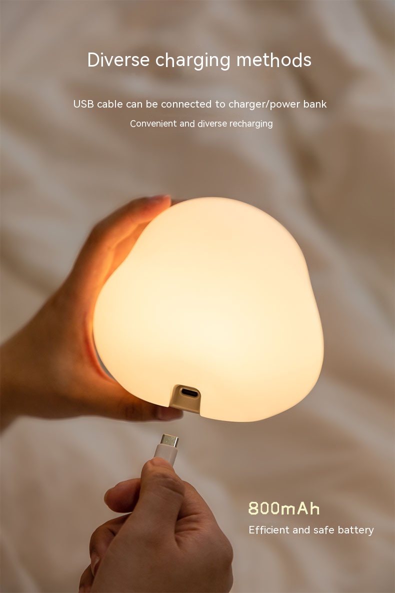 Title 8, Slatka pače LED noćna lampa crtani silikon USB ...