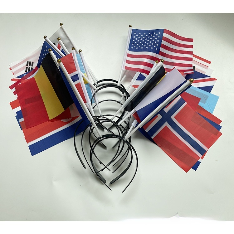 Title 9, Hand Signal Flag Headband Hair Accessories Fest...