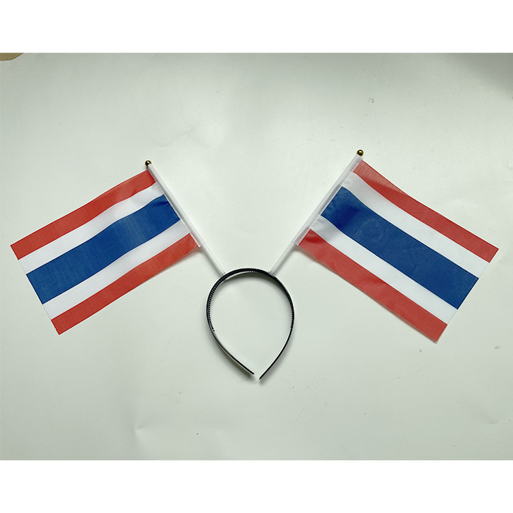 Title 10, Hand Signal Flag Headband Hair Accessories Fest...