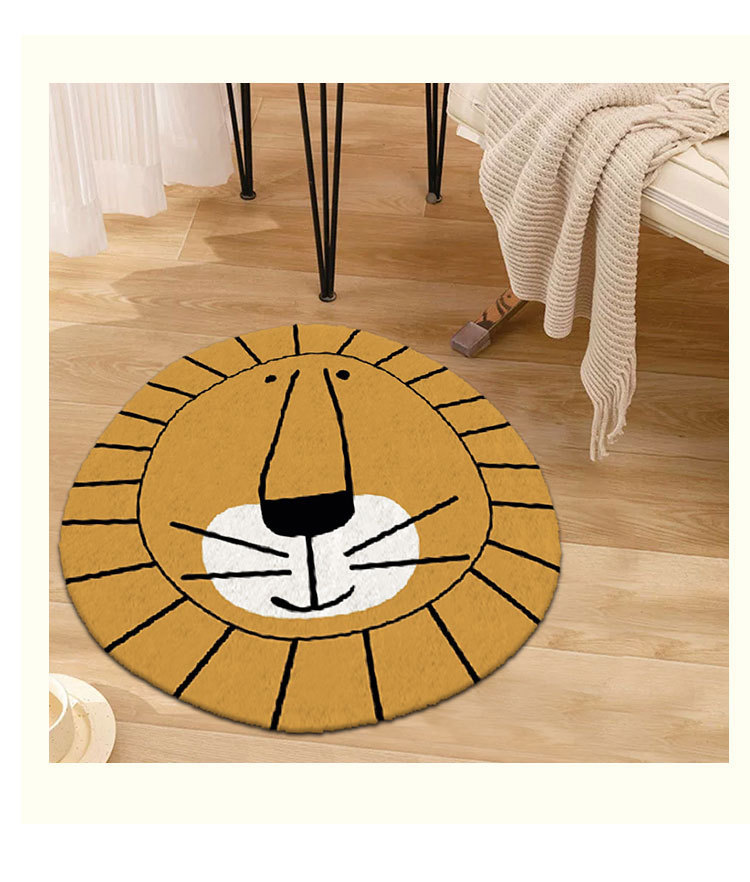 Title 5, Cartoon Special-shaped Animal Cashmere Carpet B...