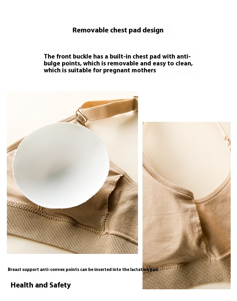 Title 2, Nursing Bra Front Closure Breastfeeding Push Up...