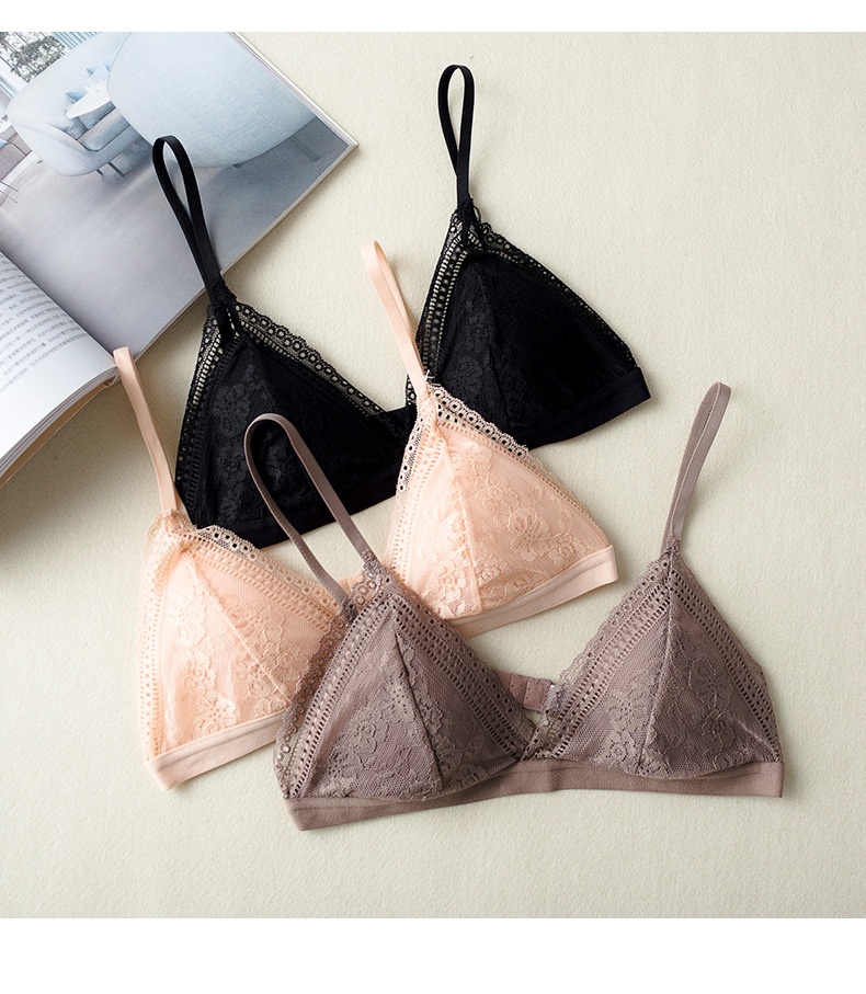 Title 9, Lace Sexy Bra French Triangle Cup Opaque Single...