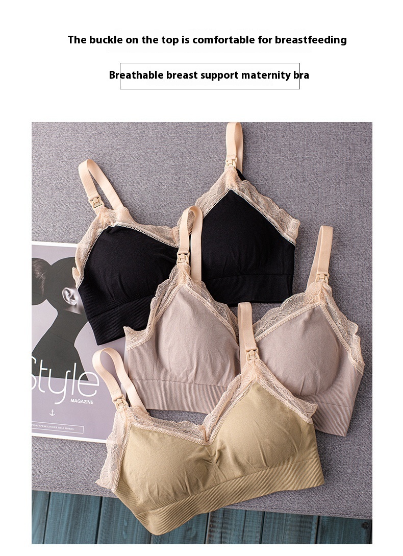 Title 8, Lace Edge Maternity Breastfeeding Underwear Wit...