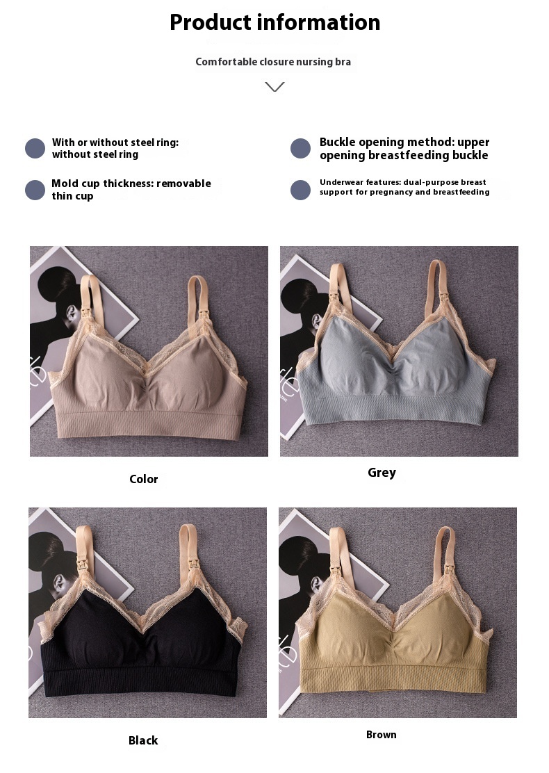 Title 9, Lace Edge Maternity Breastfeeding Underwear Wit...