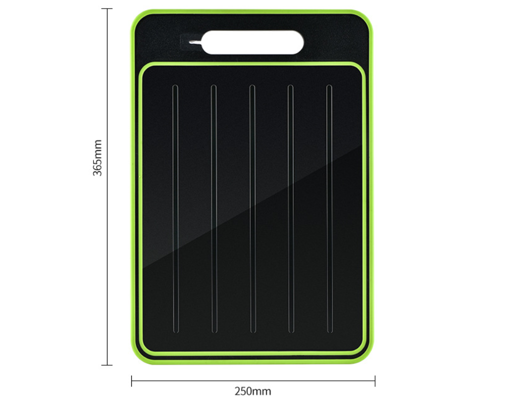 Double-Sided Cutting Board with Defrosting & Knife Sharpener