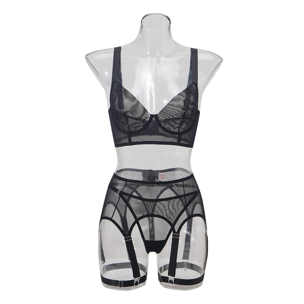 Title 16, Fashion Breathable Mesh See-through Underwear S...