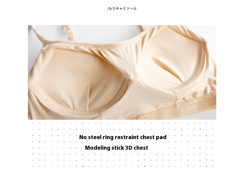 Title 2, Bra With Chest Pad Without Steel Ring Small Sli...