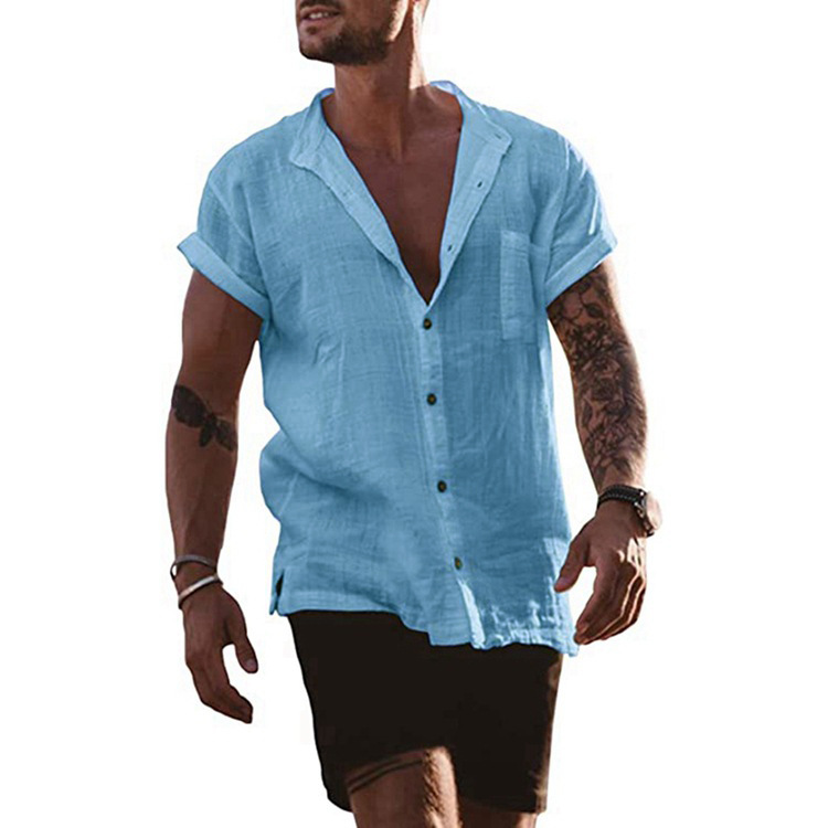 Title 4, Mens Summer Short Sleeve Shirts Loose Fitting ...