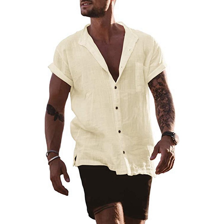 Title 7, Mens Summer Short Sleeve Shirts Loose Fitting ...