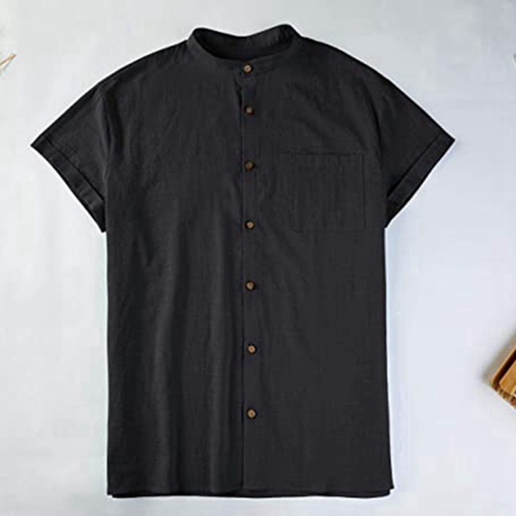 Title 8, Mens Summer Short Sleeve Shirts Loose Fitting ...