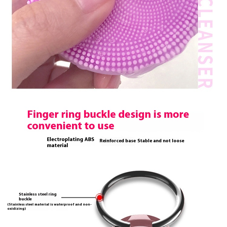 Title 13, Electric Silicone Cleansing Instrument Ring Fac...