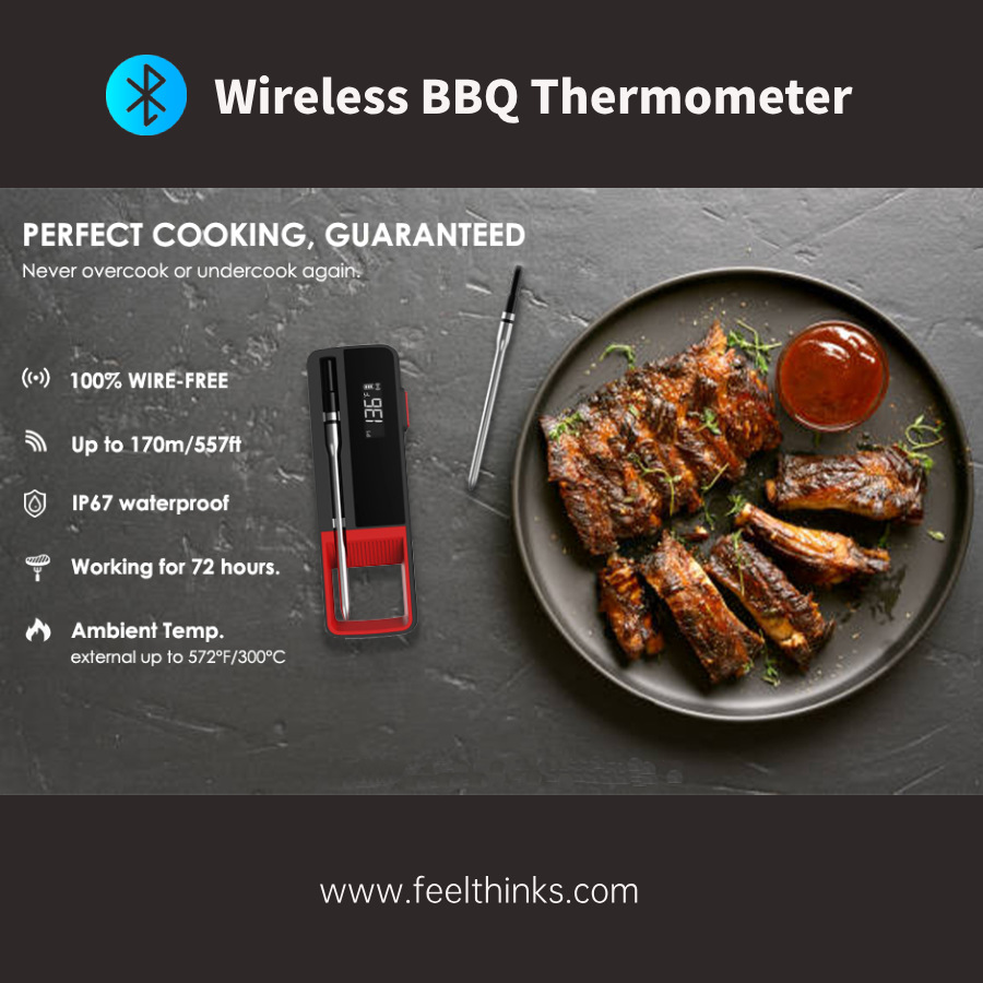 Title 6, Barbecue Fork Single Needle Bluetooth BBQ Wirel...