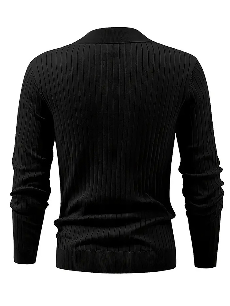 Title 8, Camisa Polo Slim Knit com Textura e Elasticidad...