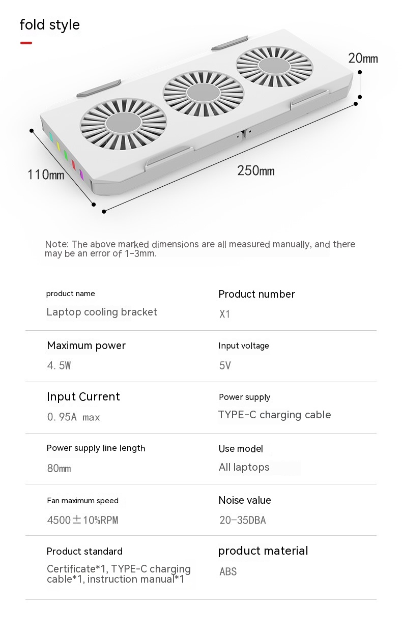 Slim Laptop Cooling Pad – Portable USB 3-Fan Design | Shop Now on CyberRigStore.com